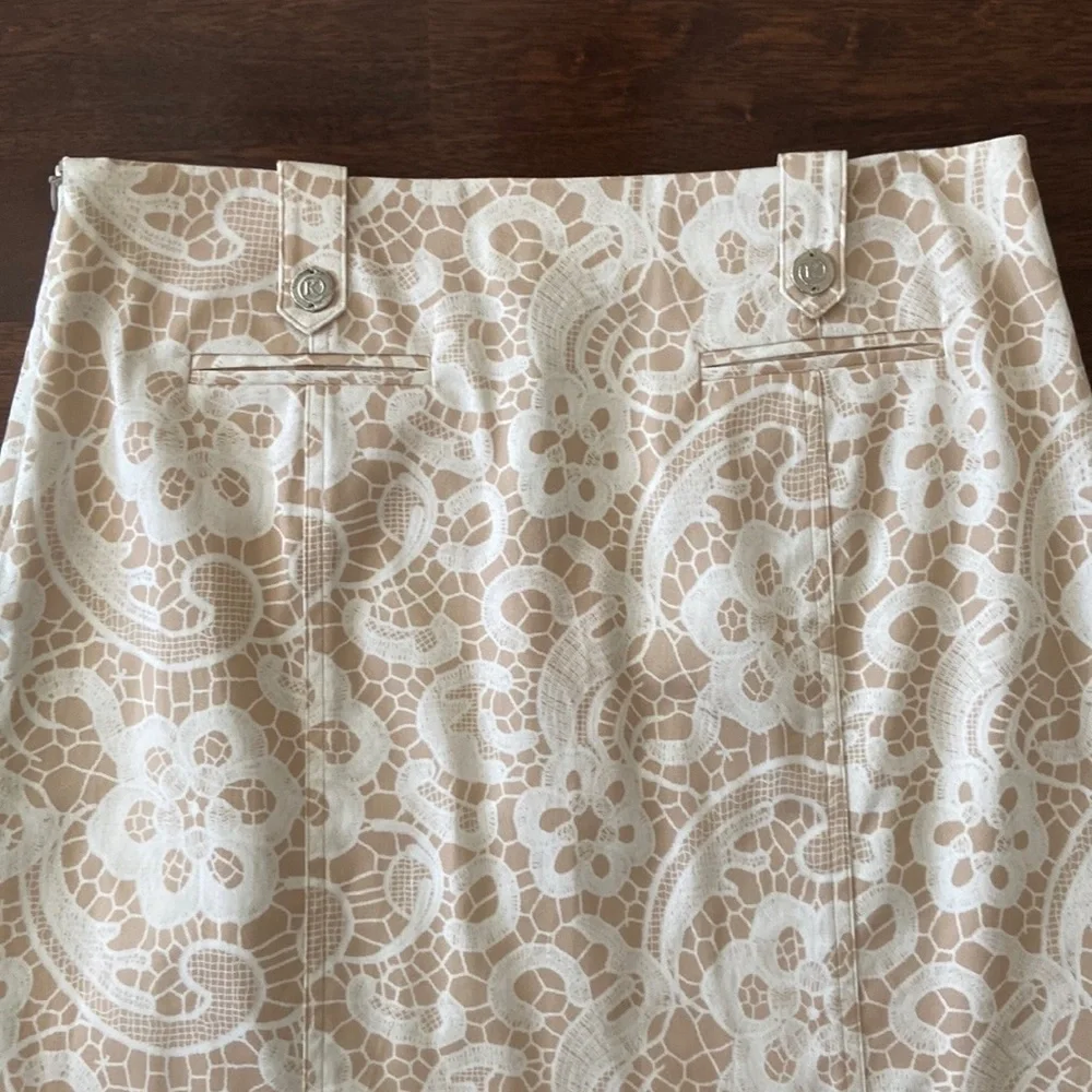 Katanya Lace Print Skirt